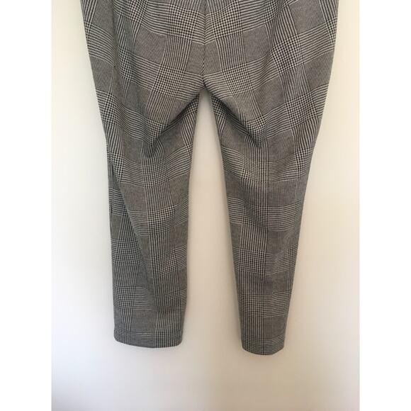 Calvin Klein Plus Size 16W Glen Plaid Ankle Pants Black & White $99.50 NWT - Picture 7 of 14